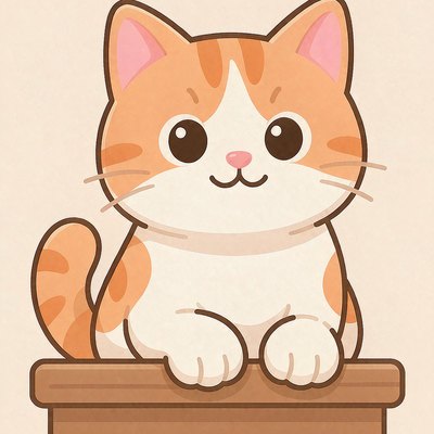 一只坐在桌沿上的猫，会转头看你